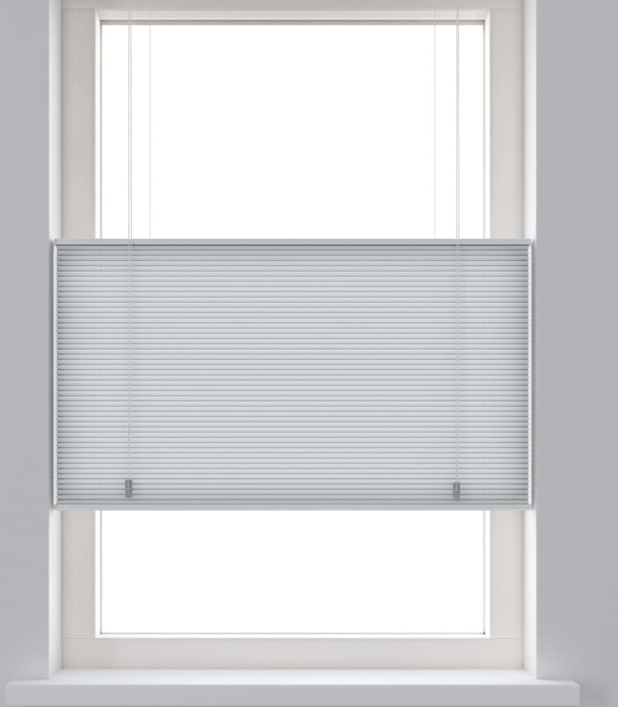 Decosol Plisségardin translucent ljusgrå 60x180 cm